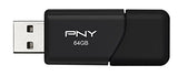 pny-attache-usb-2-0-flash-drive-64gb-black-p-fd64gatt03-ge image no. 2buy in Dubai from Astronom.ae gifts for him shipping worldwide