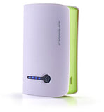 prolix-7800mah-portable-high-capacity-dual-port-external-battery-pack-power-bank-back-up-charger-lime-white image no. 2buy in Dubai from Astronom.ae gifts for him shipping worldwide