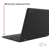 iOTA Flo 360 11.6-inch Touchscreen Laptop (Intel Celeron Dual Core, 4GB RAM, 64GB eMMC, Windows 10S) Includes; Microsoft 365 Personal 1-year Subscription and M.2 2280 SATA SSD Bay