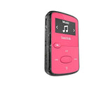 SanDisk 8GB Clip Jam MP3 Player, Pink - microSD card slot and FM Radio - SDMX26-008G-G46P