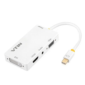 vtin-4-in-1-mini-display-port-to-vga-hdmi-dvi-audio-with-micro-usb-port-adapter-for-apple-imac-laptop-vs-vvc3-1 image no. 1 buy in Dubai from Astronom at best price shipping worldwide by VicTsing