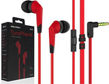 tunephonik-imx5-in-ear-headphones-stereo-with-microphone-headset-red-black image no. 2buy in Dubai from Astronom.ae gifts for him shipping worldwide