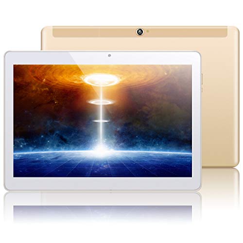 10.1'' Inch Google Android 10.0 Tablet PC,PADGENE 4G Phablet Pad with 4GB RAM 64GB ROM, Supports TF Card(can be extended up to 256GB), Octa-Core, 5G WiFi, 6000mAh Battery, Google play