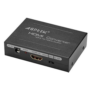 agptek-hdmi-to-hdmi-spdif-rca-l-r-audio-extractor-converter-hdmi-input-hdmi-audio-output image no. 1 buy in Dubai from Astronom at best price shipping worldwide by AGPTEK