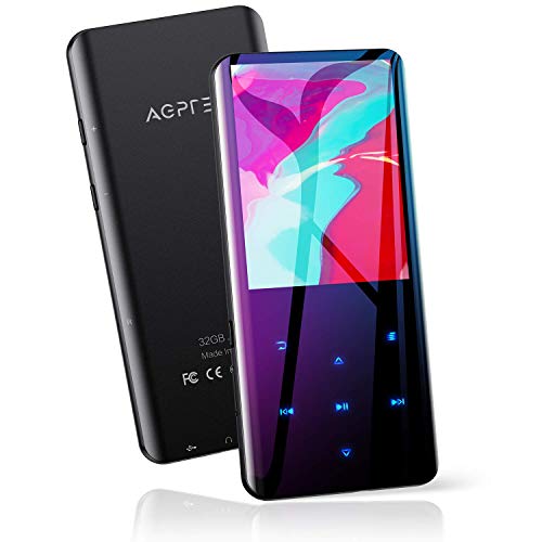 32GB MP3 Player with Bluetooth 5.0, AGPTEK 2.4