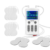 OSITO Tens Unit Machine for Pain Relief, Electric Muscle Stimulation Massager Machine Rechargeable Dual-channel 25 Mode and 50 Intensity, with 10 Electrode Pads for Knee Joint Back Pain Muscle Therapy