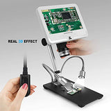 Andonstar AD206 White Digital Microscope 7 Inches LCD Screen Digital Magnifier Soldering Tools for Circuit Board Phone Repair