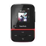 SanDisk Clip Sport Go 16GB MP3 Player Red
