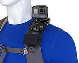 STUNTMAN Pack Mount - Backpack Shoulder Strap Mount for GoPro and Other Action Cameras