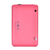 Haehne 7 Inches Tablet PC - Google Android 5.1 Quad Core, 1024 x 600 Screen, 2.0MP 0.3MP Dual Camera, 1GB RAM 8GB ROM, 2800mAh, WiFi, Bluetooth (Pink)