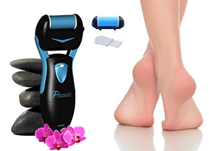 pursonic-black-battery-operated-callus-remover-foot-spa-and-foot-smoother-cr360-w-2-cartridge-rollers image no. 1 buy in Dubai from Astronom at best price shipping worldwide by Pursonic