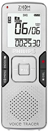 Philips 8GB Digital Voice Tracer Recorder with 12m Zoom, LFH0884/00