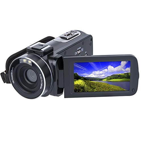video-camera-camcorder-sosun-hd-1080p-24-0mp-3-0-inch-lcd-270-degrees-rotatable-screen-16x-digital-zoom-camera-recorder-and-2-batteries301s-plus image no. 1 buy in Dubai from Astronom at best price shipping worldwide by SOSUN