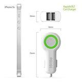 iottie-rapidvolt-5amp-25-watt-dual-port-usb-car-charger-for-iphone-6-plus-smartphones-and-tablets-retail-packaging-white image no. 4 buy and ship to Saudi from Astronom.ae electronic gifts with COD at best selling prices 