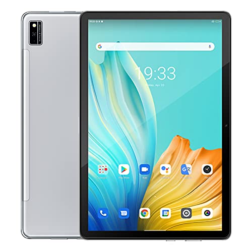 Blackview Tab10 Tablet 10.1 Inch, 5G WiFi + 4G Dual SIM Android 11 4GB RAM + 64GB ROM (TF 128GB) Octa-Core 2.0GHZ Processor, Tablet with 7480mAh Battery, 1200 * 1920 FHD + with AI Camera 8MP + 13MP