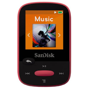 sandisk-clip-sport-8gb-mp3-player-pink-with-lcd-screen-and-microsdhc-card-slot-sdmx24-008g-g46p image no. 1 buy in Dubai from Astronom at best price shipping worldwide by SanDisk