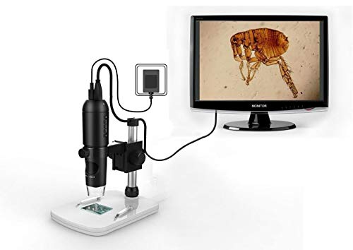 Home Care Wholesale 1080P Full HD Digital Microscope, HDMI Microscope, Magnification 10X-220X Magnification, On Monitor / TV with HDMI-In, Photo Capture, Micro-SD Storage, PC Support