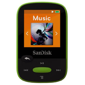 sandisk-clip-sport-8gb-mp3-player-lime-with-lcd-screen-and-microsdhc-card-slot-sdmx24-008g-g46l image no. 1 buy in Dubai from Astronom at best price shipping worldwide by SanDisk