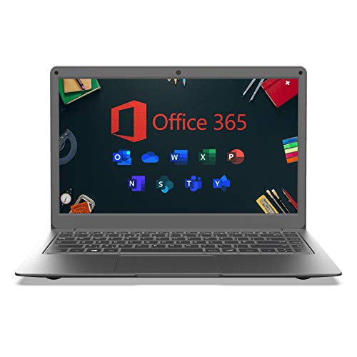 Jumper Microsoft Office 365 Laptop, 13.3 Inch FHD Laptop (4GB DDR3 64GB eMMC Expandable Memory 1TB SSD and 256GB TF, Dual Band WiFi, Windows 10, Bluetooth 4.2, Intel Dual CPU)