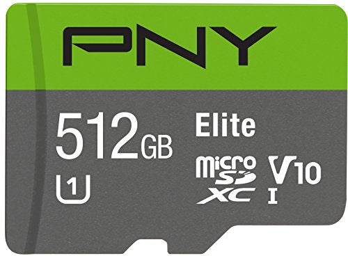 pny-elite-512gb-microsdxc-card-up-to-90mb-s-p-sdu512u190el-ge image no. 1 buy in Dubai from Astronom at best price shipping worldwide by PNY