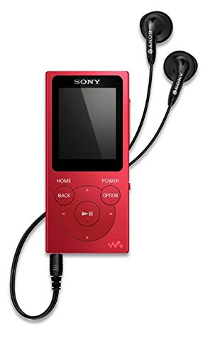 Sony NWE393L.CEW Portable MP3 Player red
