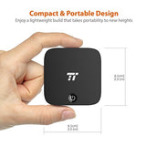 TaoTronics Bluetooth 5.0 Transmitter and Receiver, Digital Optical TOSLINK and 3.5mm Wireless Audio Adapter for TV/Home Stereo System - aptX Low Latency