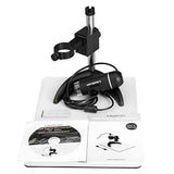 Mustcam 5Mega Pixel USB Digital Microscope with Measurement software for Windows/Mac，UVC, Works on Android & Linux, 10x-300x Magnifications, Handheld & Observation Stand