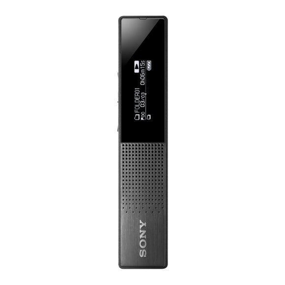 Sony ICD-TX650 Slim Digital PCM/MP3 Stereo Voice Recorder mp3 player with OLED Bright Display, Black