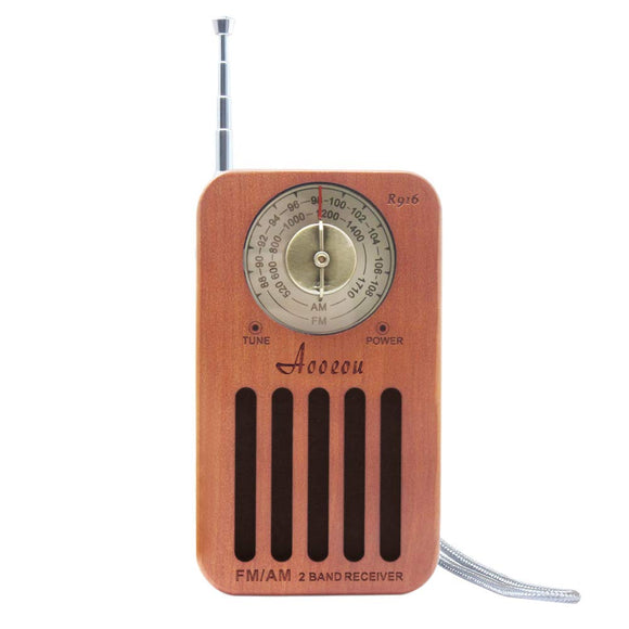AM FM Radio Battery Powered, Retro Vintage Radio fm sw Dual Band Antenna Receiver Min Personal Headset Radios with Earphones Jack Portable for Travel