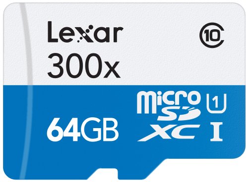lexar-high-performance-microsdxc-300x-64gb-uhs-i-u1-w-adapter-flash-memory-card-lsdmi64gb1nl300a image no. 1 buy in Dubai from Astronom at best price shipping worldwide by Lexar