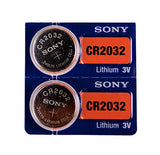 Sony CR2032 3V Lithium Batteries (2 Pack Blister)