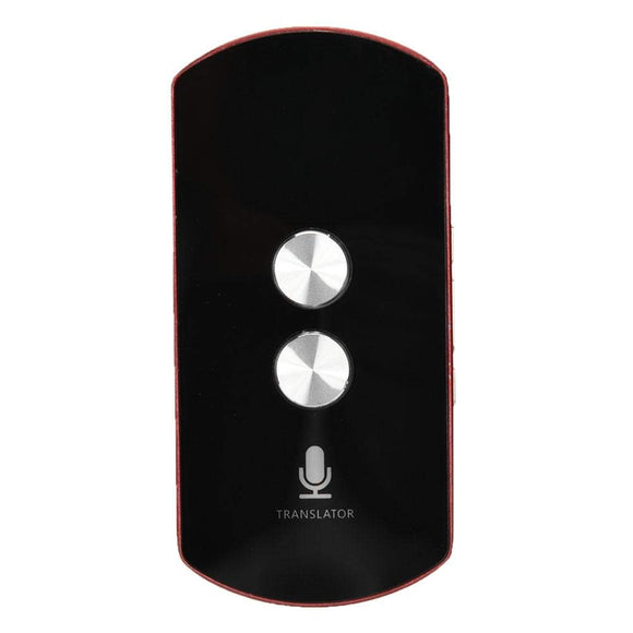 ASHATA Smart Voice Translator, Mini Smart Multilingual Bluetooth Real-Time Voice Translator, Portable Travel Translator 42 Languages Translator for Learning Business Travel 2 Colors(Red)