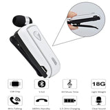 SUNSEATON Business Bluetooth Headset, Wireless Stereo Headset Hands Free Calling, 120 Hours Standby with Double Wheat Noise Reduction for Driving, Bike Sports etc (White)