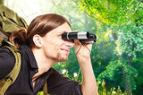 Technaxx 4790 TrendGeek Binocular with camera TG-125 for Animal Watching Hunting Concerts HD Photo Resolution Black