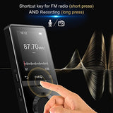 agptek-metal-mp3-player-with-loud-speaker-8gb-lossless-music-player-supports-fm-radio-recording-with-hd-headphones-expandable-up-to-128gb-blackm6 image no. 2buy in Dubai from Astronom.ae gifts for him shipping worldwide