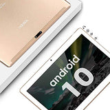 Tablet 10 Inch 8 Core - TOSCIDO Android 10.0 Certified by Google GMS 4G LTE Tablets, 4GB of RAM and 64 GB, Dual SIM, GPS, WiFi, Bluetooth Keyboard,Mouse,Tablet Case and More Included (Gold)