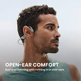 AfterShokz Aeropex Sport Running Headphones, Wireless Bone Conduction Bluetooth Earphones with Mic, IP67 Waterproof for Cycling, Workout (Lunar Grey)