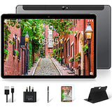 Tablets 10 Inch Cellular & WIF Android 10.0 Phablet, MEBERRY 4GB RAM+64GB ROM Dual SIM Tablet PC, 128GB Expandable | 8000mAh | 1280 * 800 HD IPS | GPS | Double Camera(5MP + 8MP) | Google GMS, Gray