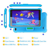 qunyiCO 7 inch Kids Tablet 32GB Android 10.0 GO WiFi Camera Bluetooth 2GB RAM Eye Protection HD Touch Screen 1024*600 Kid-Proof Case Parental Control Learning Apps on Google Certified Playstore Blue