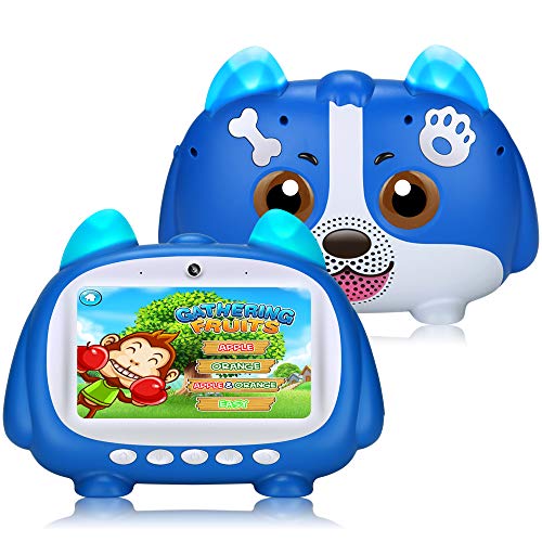 7'' Inch Kids Tablet,PADGENE Android 9.0 Kids Edition Tablets Pad, 5000mAh Battery,Quad Core ,1GB+16GB,Kidoz&Google Play Pre-Installed with Kid-Proof Case