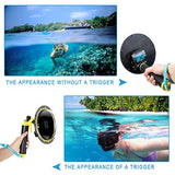 FEIMUOSI For GoPro Dome Port, Diving Transparent Dome GoPro Hero Black Lens Waterproof Housing With Floaty Hand Grip Underwater Case for GoPro Accessories (For GoPro Hero 5 6 7 2018)