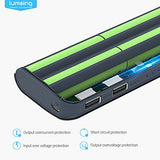 lumsing-10400mah-harmonica-series-dual-usb-portable-charger-external-battery-power-bank-black image no. 6 buy and ship fast from dubai cheaper than souq and Amazon birthday gifts for him at cheapest price