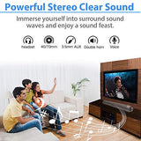 TV Sound Bar Wireless Bluetooth Speaker Soundbar LP-08 Channel 2.0 With Built-In Subwoofer Remote Control Support Optical/AUX/TF Card/USB(Black)