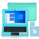 Laptop 10.1 Inch Notebook, Windows 10 Quad Core Netbook Computer Netflix, YouTube, WiFi, HDMI, with Laptop Bag, Mouse, Mouse Pad, Headphones (Blue)
