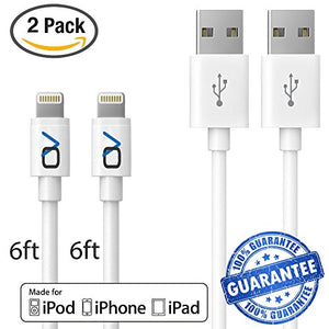 onyxvolt-cable-charging-connector-for-ios-devices-6-feet-pack-of-2 image no. 1 buy in Dubai from Astronom at best price shipping worldwide by OnyxVolt
