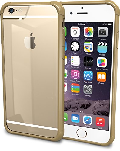iphone-6-6s-case-pureview-clear-case-for-iphone-6-6s-4-7-by-silk-ultra-slim-protective-crystal-clear-phone-cover-champagne-gold image no. 1 buy in Dubai from Astronom at best price shipping worldwide by Silk