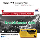 kaito-best-noaa-and-sw-portable-solar-hand-crank-am-fm-shortwave-noaa-weather-emergency-radio-with-usb-cell-phone-charger-led-flashlight-yellow image no. 2buy in Dubai from Astronom.ae gifts for him shipping worldwide