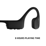 AFTERSHOKZ Xtrainerz Open-Ear MP3 Swimming Bone Conduction Headphones with 4GB memory, Black Diamond