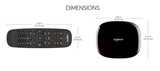 Logitech Harmony Companion All in One Remote Control for Smart Home and Entertainment Devices, Hub & App, Works With Alexa - Black