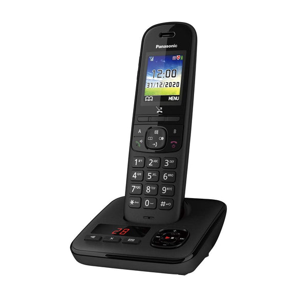 Panasonic KX-TGH720EB Digital Cordless Telephone with Automated Call Block, Enhanced Volume and Answering Machine